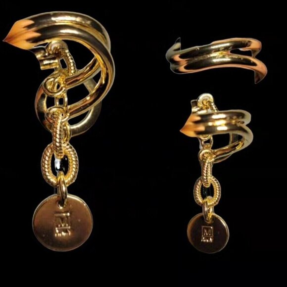 1AR SEASON UNOAERRO Sz 6/7 - 18k Gold Plated Italian Wedding Charm Wrap Ring NWT - Picture 2 of 6